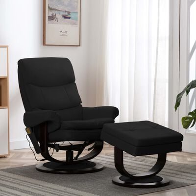 Massagefåtölj svart 4